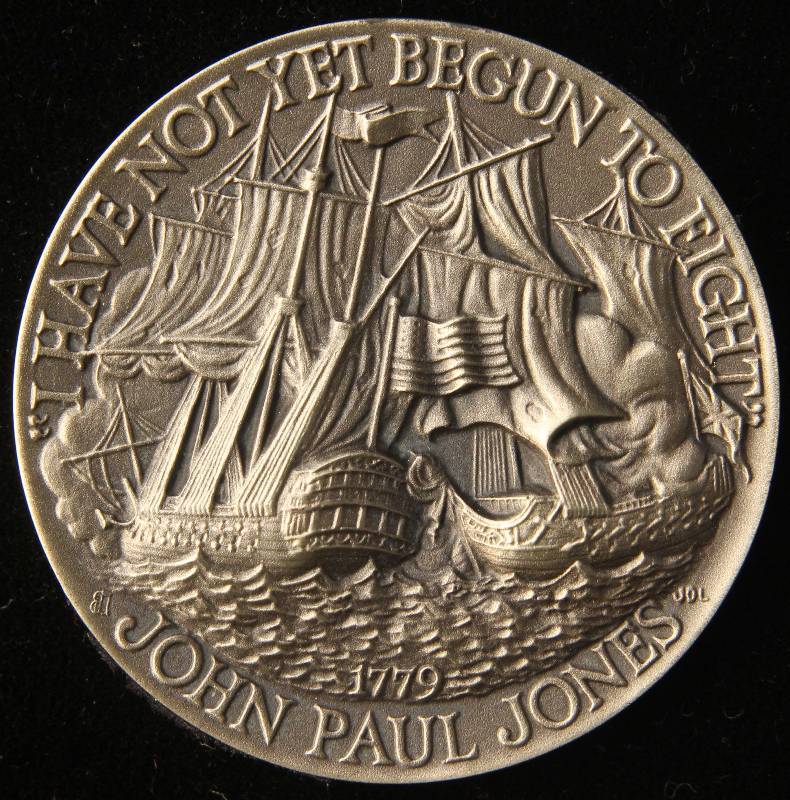 VINTAGE JOHN PAUL JONES 1.11 TROY OZ. STERLING SILVER ART ROUND LONGINES SYMPHONETTE SOCIETY