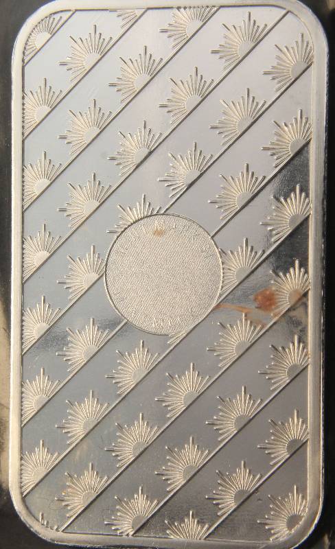 1 TROY OZ. .999 FINE SILVER BAR SUNSHINE MINTING SEALED
