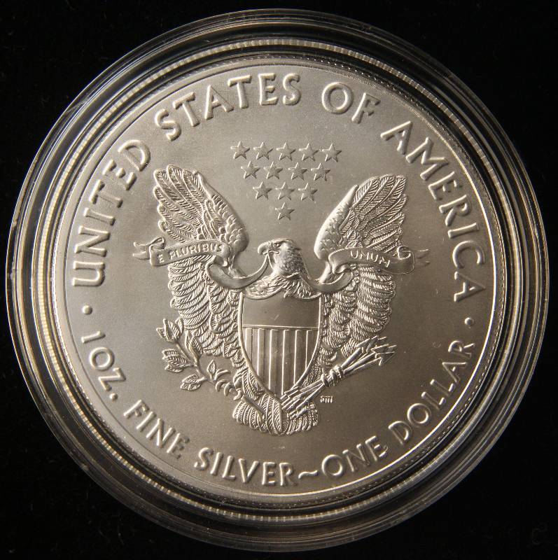 2018 AMERICAN SILVER EAGLE 1 TROY OZ. .999 FINE SILVER IN AIRTITE