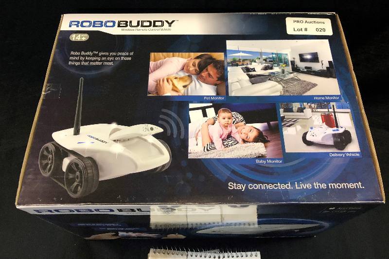 lot 20 image: New In Box Robo Buddy Wireless Remote Control Drone