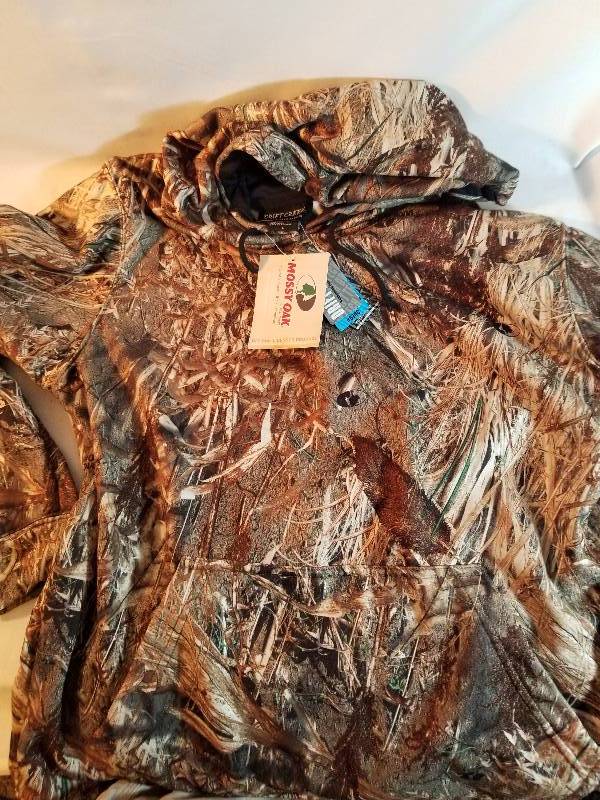 UNISEX DRIFT TECH HOODIE PULL OVER SWEATSHIRT CAMOFLAGE