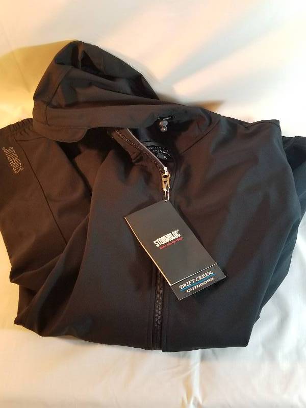 MENS STORMBLOC HOODED SOFT-SHELL JACKET