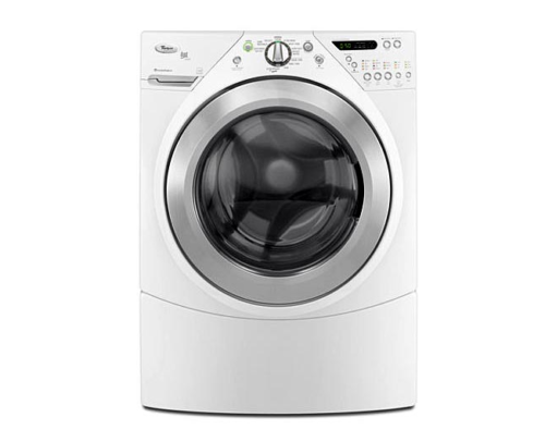 lot 7 image: Whirlpool WED9610XW Dryer, Retail $824.99