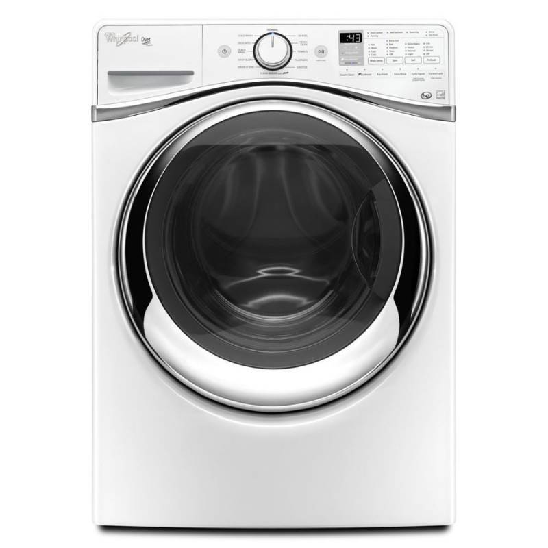 lot 12 image: Whirlpool WFW95HEDW Washer, Retail $949.99