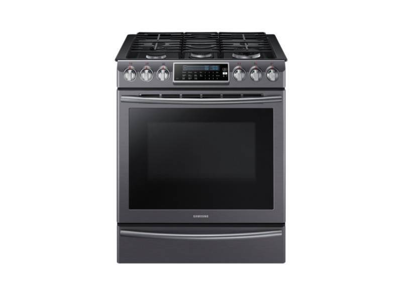 lot 16 image: Samsung NX58K9500WG 5.8CUFT Gas Range, Retail $1,549.99