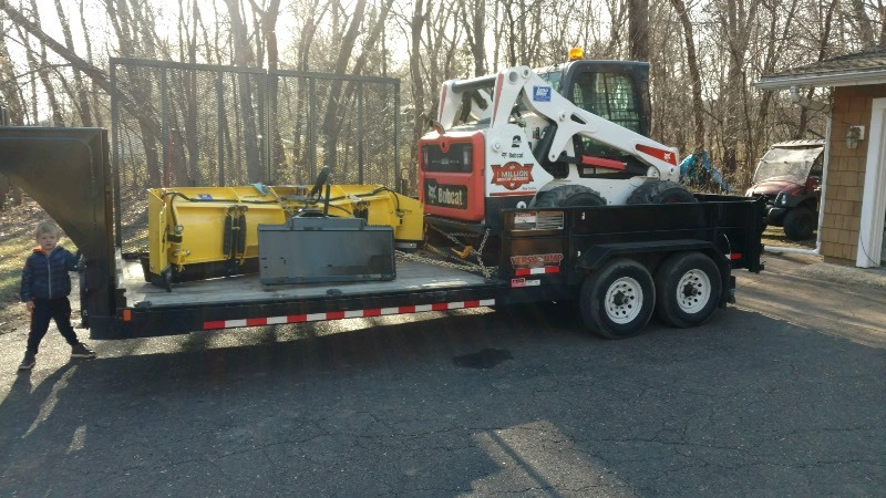 2014 Midsota Contractors Equipment Trailer With Dump Box