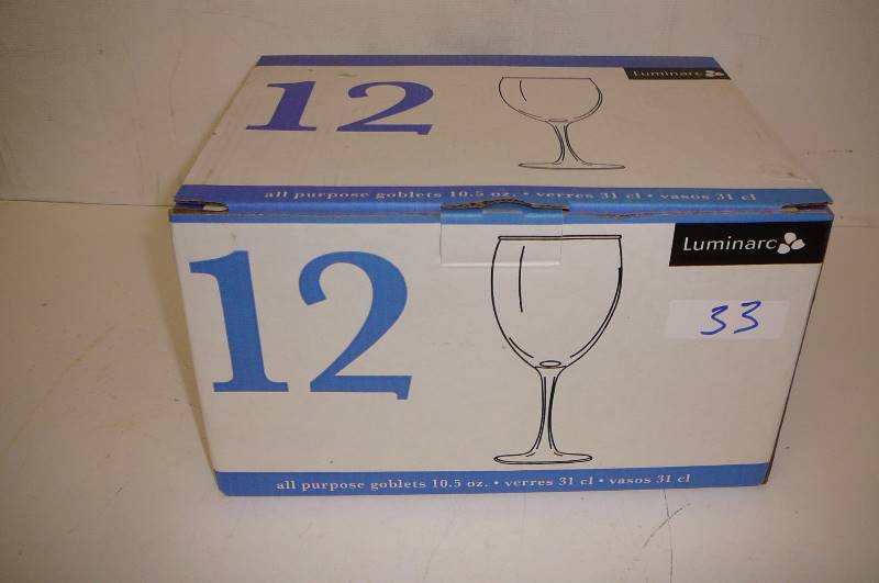lot 33 image: Goblets