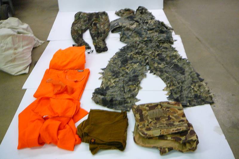 lot 53 image: Camo Jacket and Pants