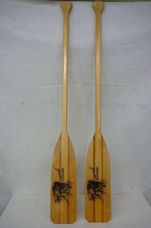 lot 57 image: Wooden Oars