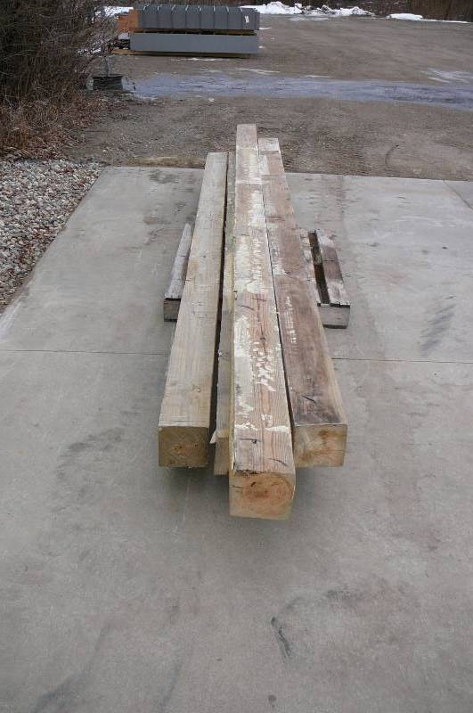 lot 73 image: Wooden Post