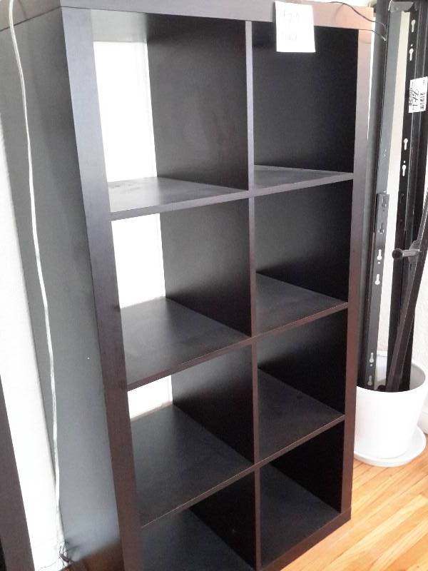 Black, Wood Book Shelf