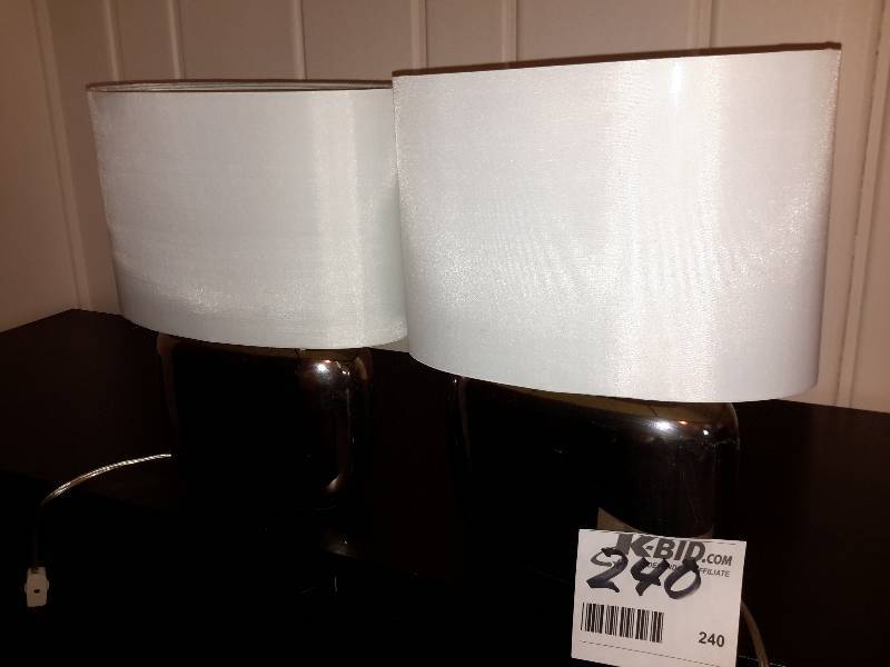 2 WIDE LOAD table lamps
