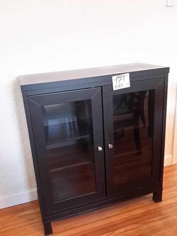 Nice Glass Front Cabinet