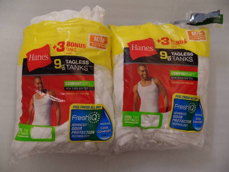 lot 1 image: Hanes Tanks