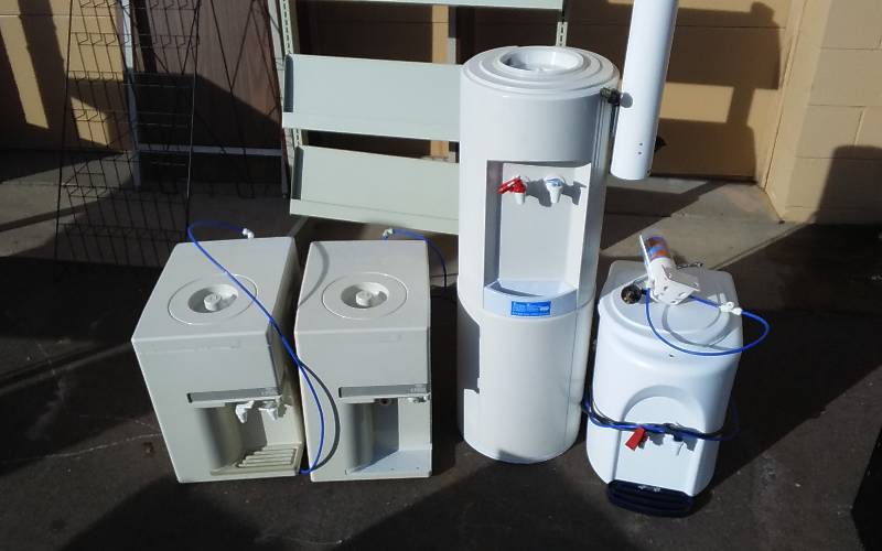 4 Assorted Water Dispensers