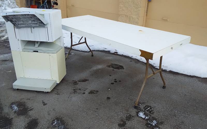 Folding Banquet Table, Saddle Stitch Finisher Machine (MXC-FNX2)