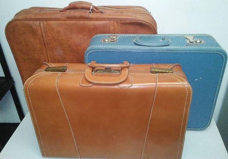 Vintage Luggage (3 pc. set and two hard case)
