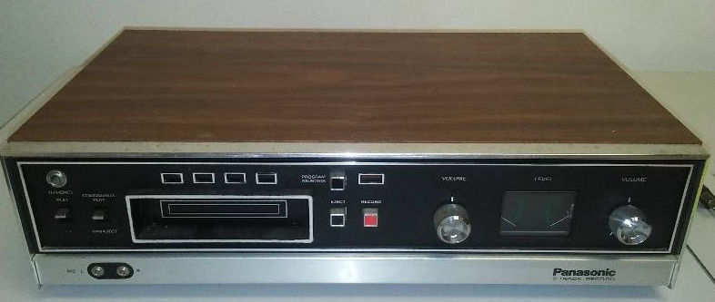 Panasonic 8 track trac tape recorder deck