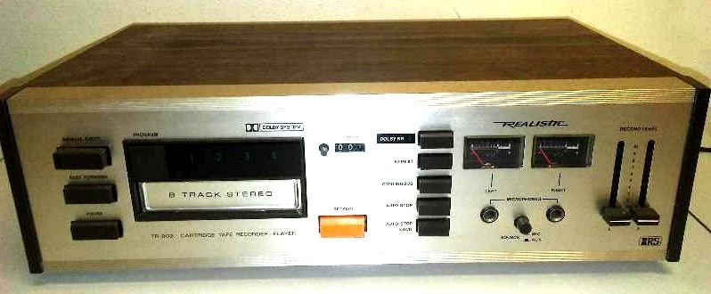 Realistic RS 8 track tape recorder deck