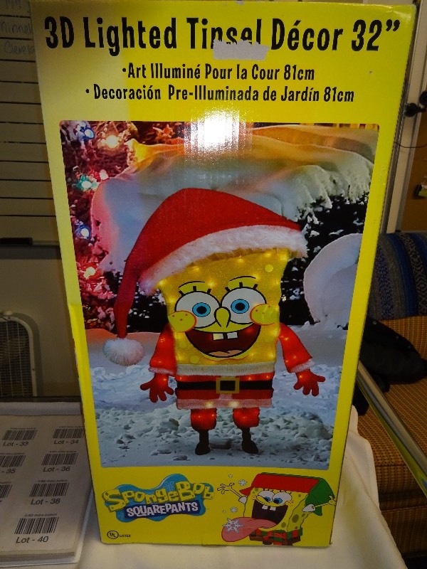 SpongeBob 3d lighted Tinsel D�cor 32