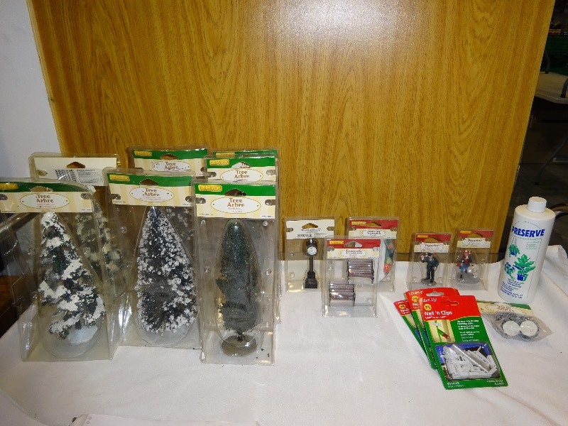 Assorted village items