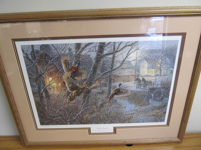 lot 64 image: Signed & Numbered JAMES MEGER Storm Break Print