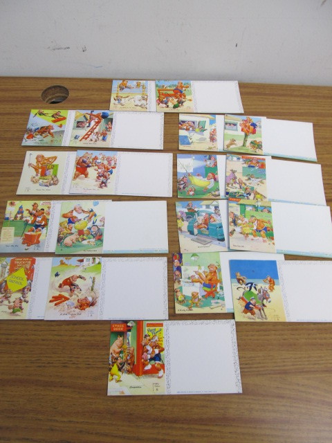 lot 71 image: Lot of Vintage LAWSON WOOD CalendarNote Pad Cards