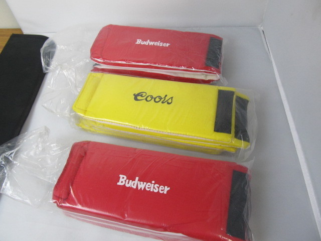lot 92 image: Lot of Vintage Advertising Beer Koozies 