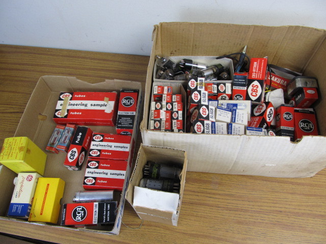 lot 15 image: Lot of Assorted Boxed RadioVacuum Tubes