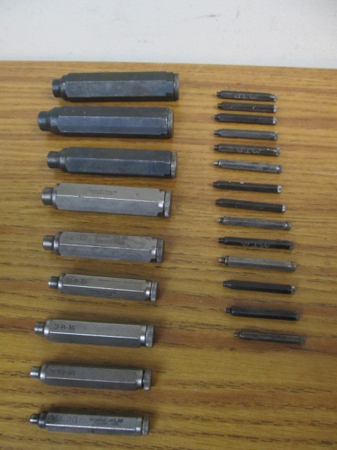 lot 104 image: LARGE Lot of Heimann MFG Transfer Screw Sets