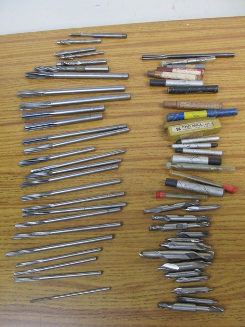lot 105 image: Large Lot of Quality Machining End Mill Bits