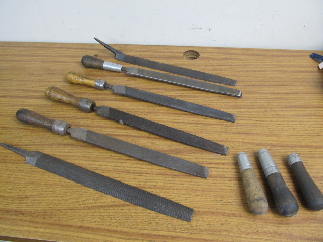 lot 108 image: Group of LARGE Antique Nicholson Files