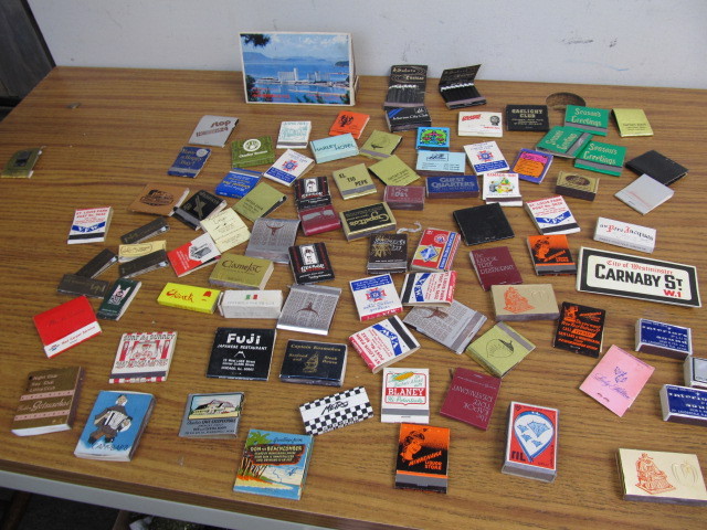 lot 112 image: Lot of Vintage Advertising Matchbooks