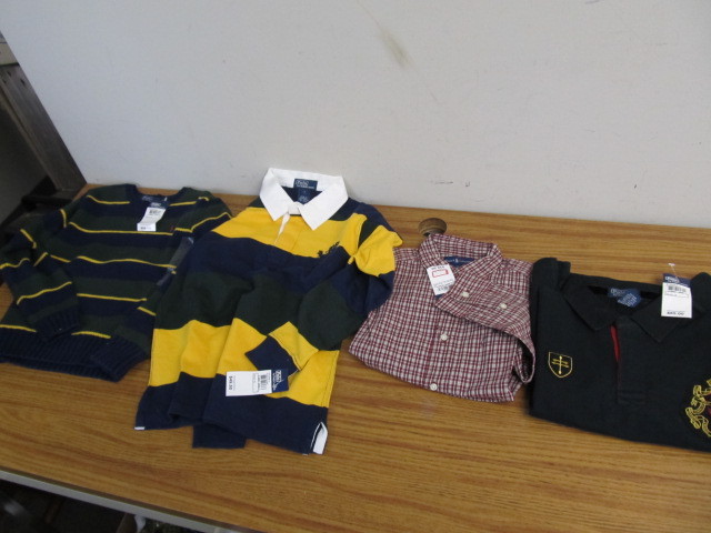 lot 114 image: BRAND NEW Polo Ralph Lauren Boys ShirtsSweaters - Size 7