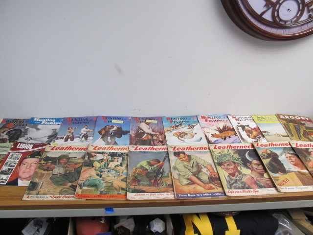 lot 135 image: Lot of Vintage 1940s Sporting & Military Magazines