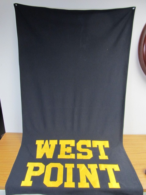 lot 5 image: Original 1950s-60s WEST POINT Academy Hall Banner