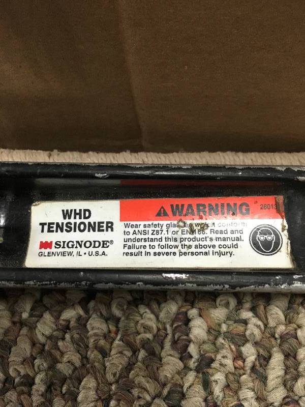 lot 18 image: Signode Manual Tensioner  Cutter Steel Banding  used in working condition