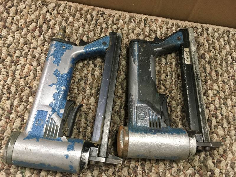 lot 34 image: BeA Pneumatic Staplers- lot of 2  used in working condition