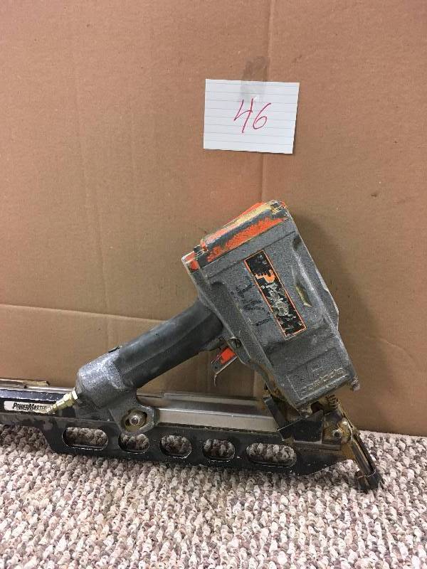 lot 46 image: Paslode Powermaster Framing Nailer  used in working condition