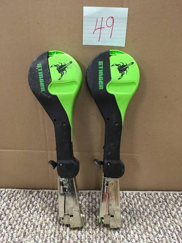 lot 49 image: Stinger  Cap Stapler -Lot of 2  used in working condition