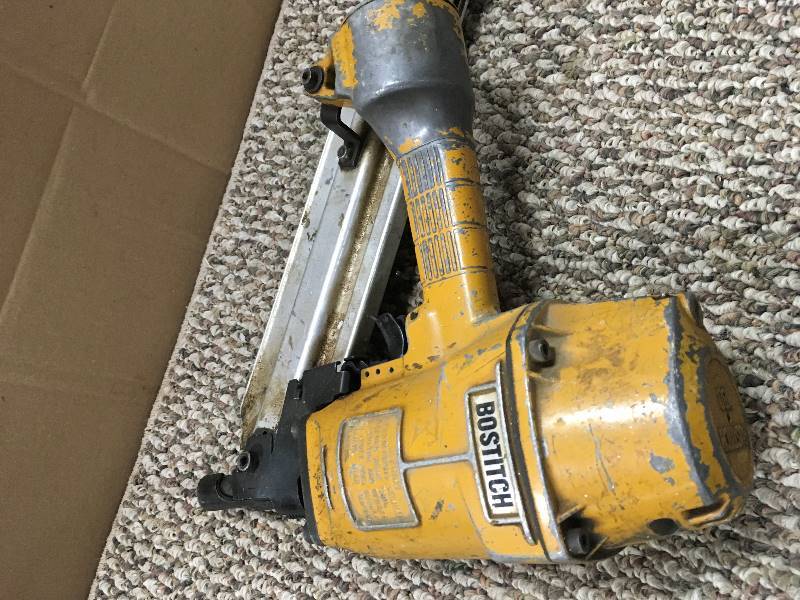 lot 51 image: Bostitch N80 Framing Nailer  used in working condition