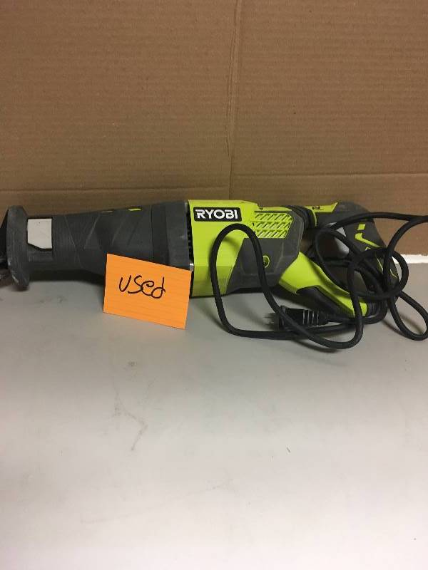 lot 8 image: Ryobi 12 Amp Reciprocating Saw used in good working condition