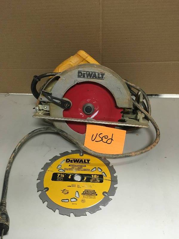 lot 12 image: DeWalt 7-14 Lightweight Circular Saw used in good working condition