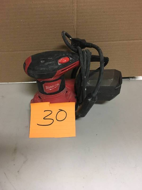 lot 30 image: Milwaukee Random Orbit Sander in good working condition