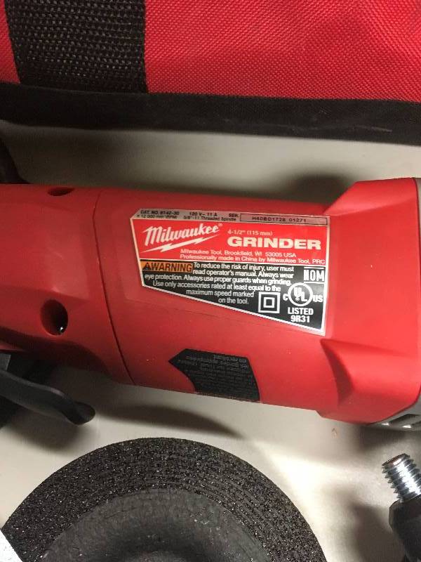 lot 31 image: Milwaukee 4-12 Grinder used in good working condition