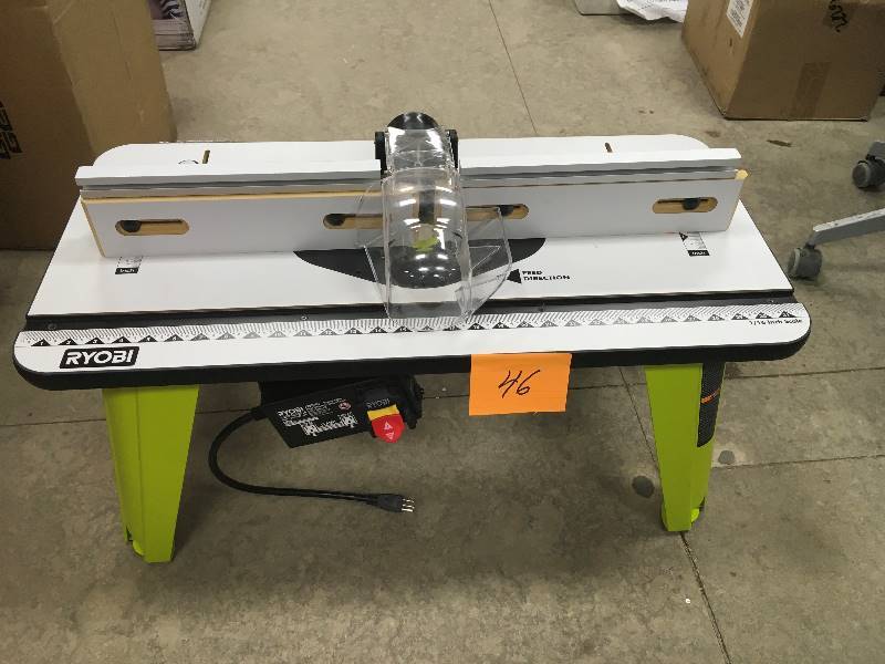 Ryobi Universal Router Table 120 Volt 15 Amp in like new condition KX