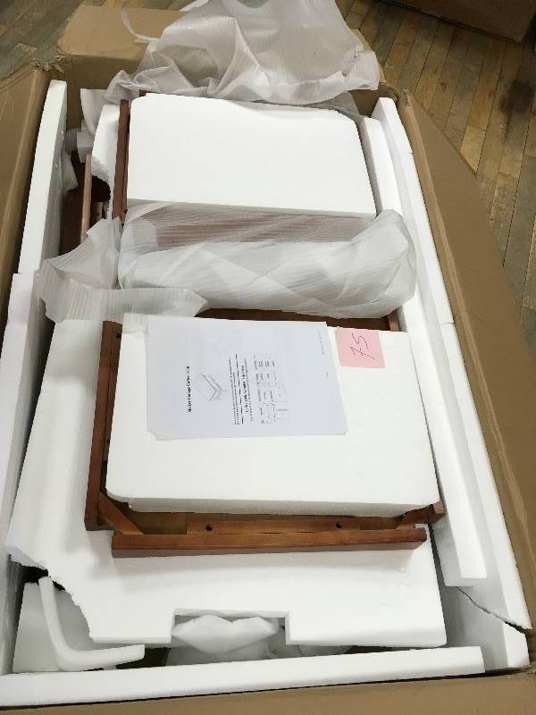 lot 75 image: Alaterre Furniture Cherry Coffee Table not used