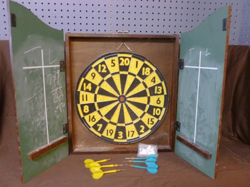 Dart Board Cabinet