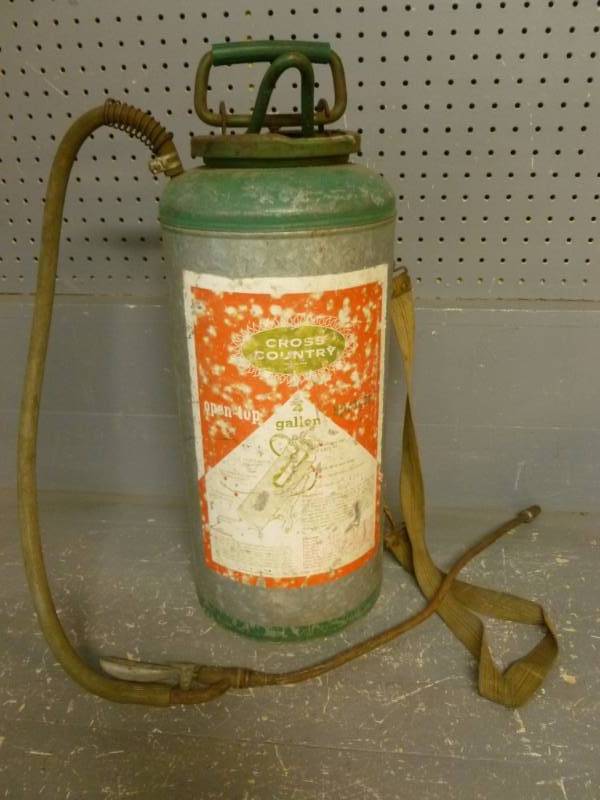 Vintage Galvanized Steel Sprayer