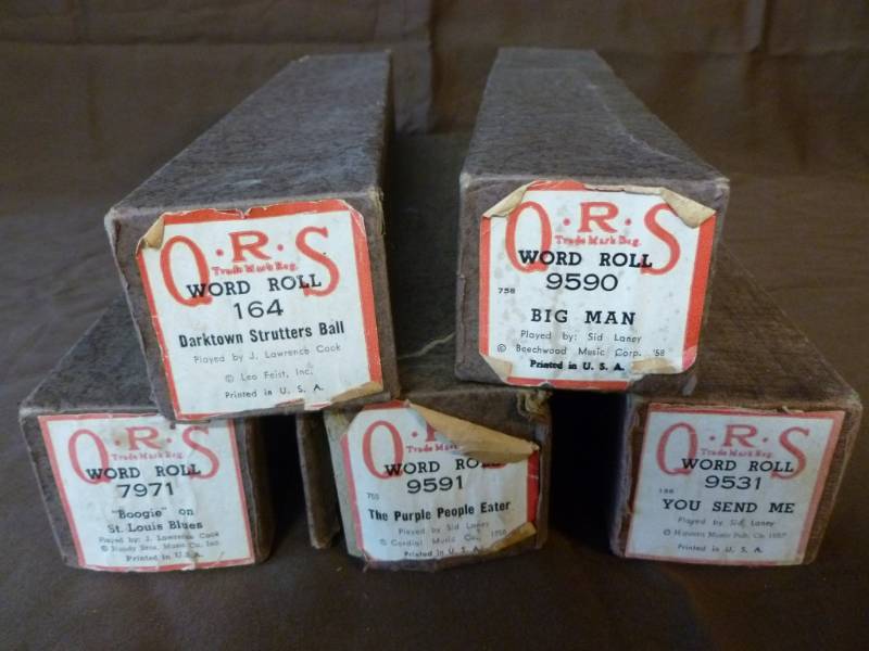Antique Music Rolls